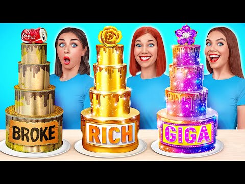 Rich vs Broke vs Giga Rich Food Challenge | Prank Wars by Multi DO Challenge