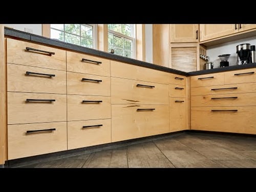 Making Modern Flat Panel Cabinet Doors - Woodworking