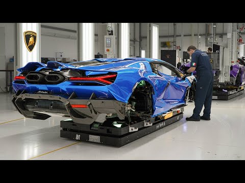 Inside Lamborghini’s Latest Supercars Production in Italy
