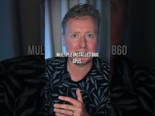 Intel Project Battlematrix explained!