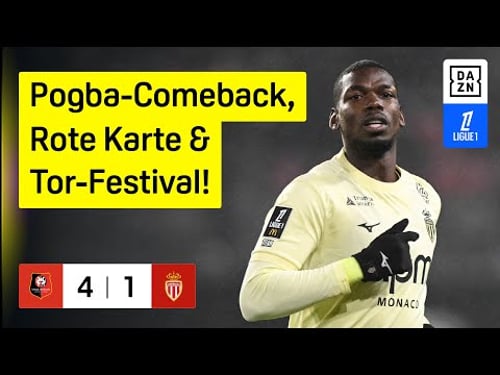 Rennes - AS Monaco | 13. Spieltag | Ligue 1 | DAZN Highlights