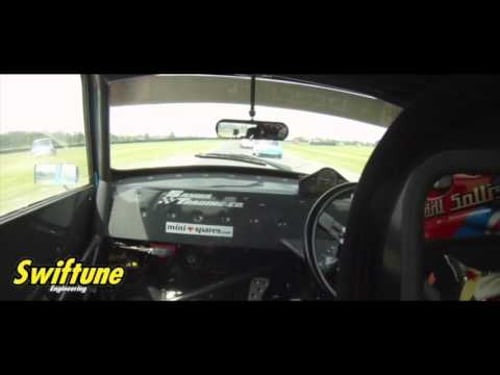 Bill Sollis great recovery in Mini Miglia from last to third Cadwell Park 2016