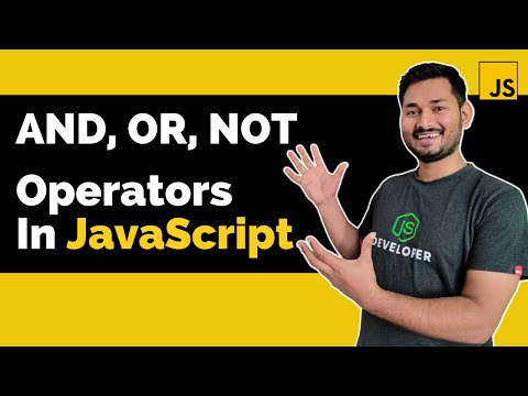 Logical Operators in JavaScript | And, Or, Not, Operators | The Complete JavaScript Course | Ep.11