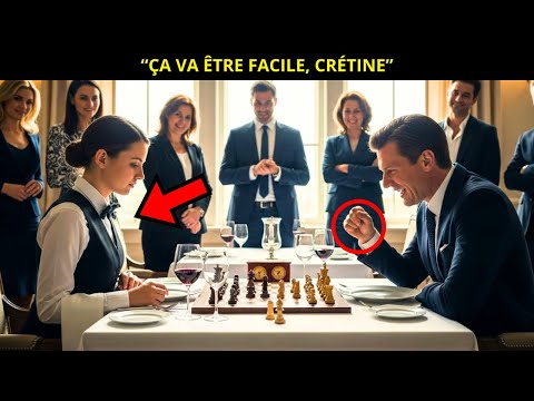 UN MILLIARDAIRE DÉFIE UNE SERVEUSE À UNE PARTIE D’ÉCHECS POUR L’HUMILIER... MAIS ELLE ÉTAIT UN GÉNIE