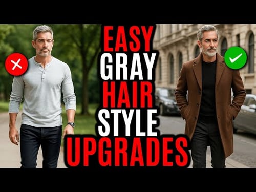 11 Simple Style Upgrades For Men With Gray Hair (40+)