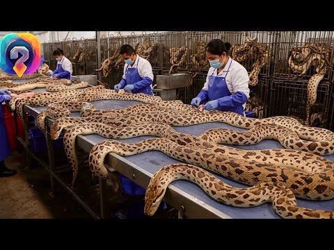 КАК РАЗВОДЯТ И ОБРАБАТЫВАЮТ САМЫХ ОПАСНЫХ ЖИВОТНЫХ? Уникальные кадры с производства!