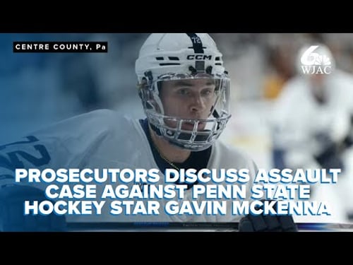 Prosecutors to discuss assault case against Penn State hockey star Gavin McKenna