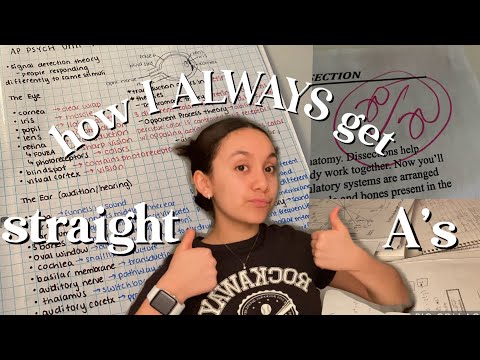 how to be a straight A student… 💌how to ALWAYS get good grades