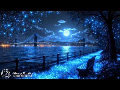 Sleep Music With Nighttime Scenery (No Ads) • Fall Into A Deep, Relaxing Sleep • Reduces Stress