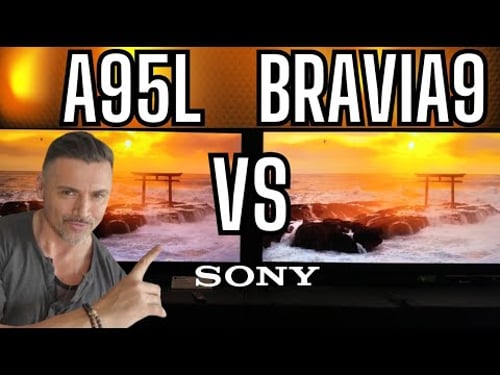 SONY BRAVIA 9 VS A95L QD-OLED! Sibling TV Battle!