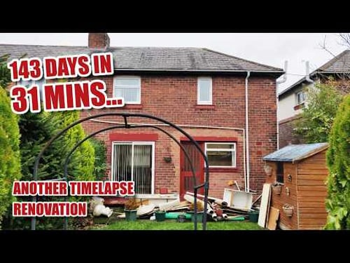 Timelapse of a small 1930’s house renovation in the UK