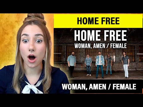 These Harmonies Are STUNNING 😱 | Home Free - Woman, Amen & Female | Singer Reacts