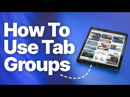 How to Use Tab Groups on iPad (Organize Safari Tabs Easily)
