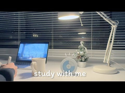 🌃🌔 STUDY WITH ME ! / 1hour / Relaxing Music & Calm Night in Japan