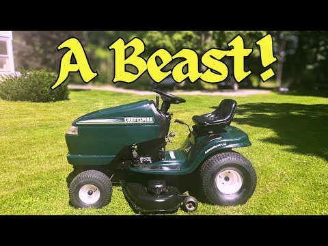 Making several repairs to a 1999 Craftsman Lawn Tractor