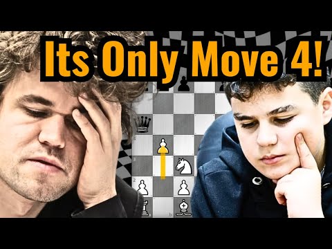 13 yo Chess Whiz CRUSHES Magnus Carlsen "He Won't Stop SACRIFICING!"