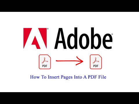 How To Insert Pages Into A PDF File