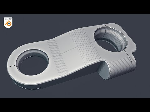 Blender Hard Surface Modeling Tutorial (Complex Booleans + Shape Design)