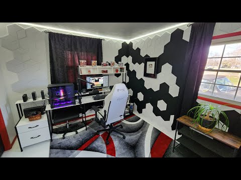 Turning An Awful Room Into A DEADPOOL Inspired Office