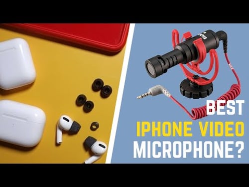 iPhone 11 Video Microphone | Airpods Pro vs Rode VideoMicro