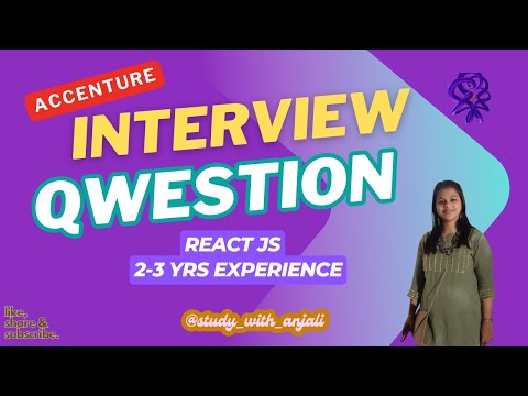 Accenture React.js Interview Questions for 2-5 Years Experience | Top React Questions
