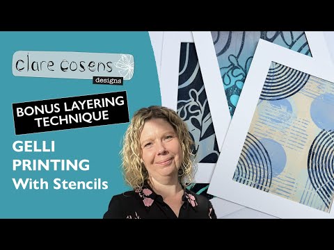 Unlock Your Creativity: 3 Exciting Ways to Use Stencils on the Gelli Plate!