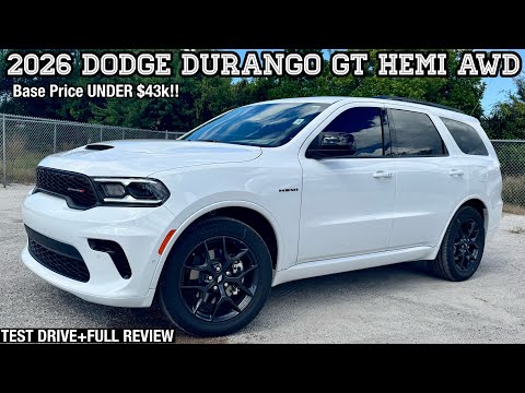 2026 Dodge Durango GT Hemi: TEST DRIVE+FULL REVIEW