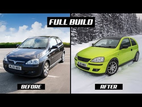 FULL BUILD - MODIFYING A VAUXHALL CORSA THEN WRAPPING IT MYSELF