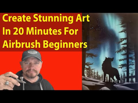 Create Stunning Art In 20 Minutes For Airbrush Beginners