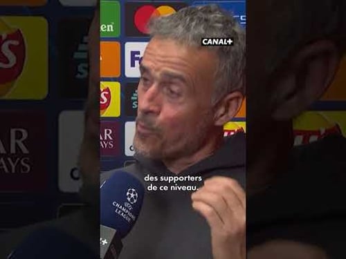 Luis Enrique amoureux des supporters du PSG 😍