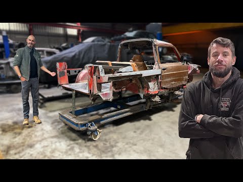 Major Fabrication on Jonny Smithβs Classic Car Body Swap - SubaRancho Episode 13