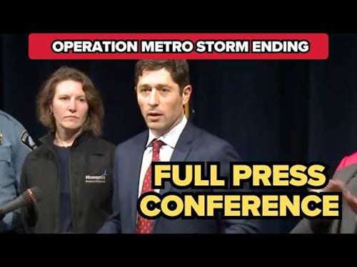 Full Press conference: Minneapolis Officials on Operation Metro Surge Ending