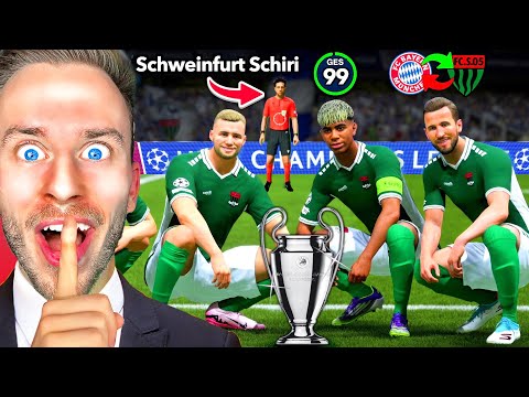 Ich habe SCHWEINFURT zum CHAMPIONS LEAGUE SIEG geschummelt! ๐คซ๐