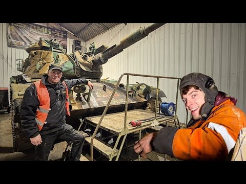 Breaking Into Mr. Hewes Workshop! (Our M60 TANK Update)