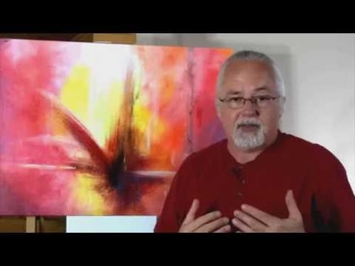 Learn to paint abstract art! Easy abstract art lessons! ALL FREE
