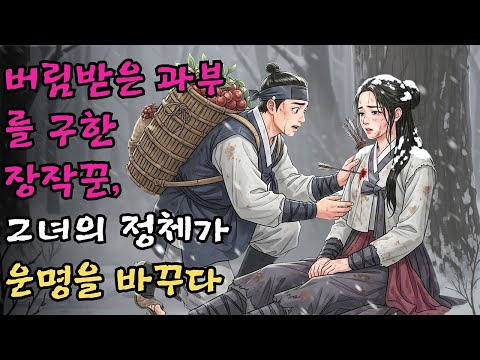 버림받은 과부를 구한 장작꾼, 그녀의 정체가 운명을 바꾸다 #야담 #민담 #전설 #설화