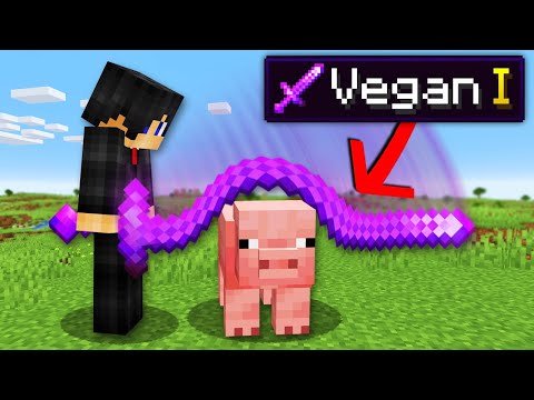 Minecraft, But There's GOOFY Enchants...