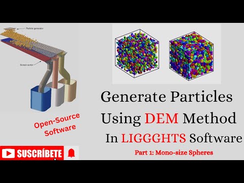 How To Generate Particles Using Discrete Element Method (DEM) in LIGGGHTS;Part1:Single-size Particle