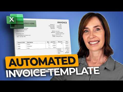 Build a Self-Updating Excel Invoice & Tracker (Free Template) | No Add-Ins