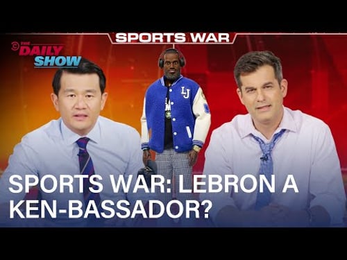 Ronny Chieng & Michael Kosta Spar Over Rory's Grand Slam & LeBron's Barbie Collab | The Daily Show