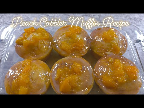 How to bake perfect peach cobbler muffins every single time