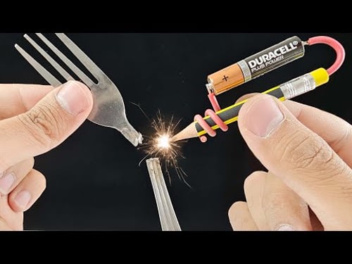How to make a simple welding machine from Pencil at home! Genius idea