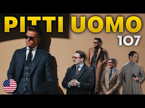 The BEST DRESSED men in the world: PITTI UOMO 107