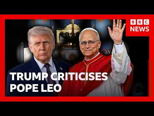 Americans react to President Donald Trump’s feud with Pope Leo XIV | BBC News