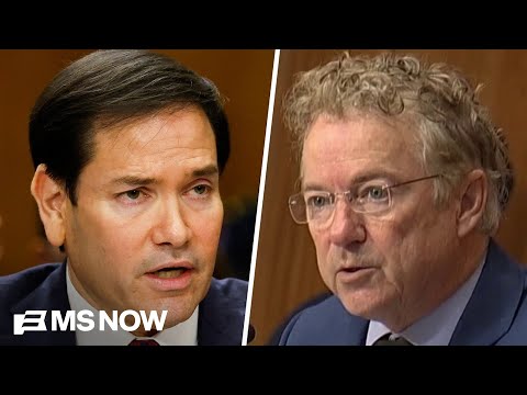 Sen. Paul grills Rubio over Trump admin capturing Maduro