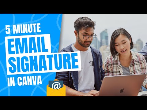 Create clickable Email Signatures with Canva | Tip Talk 18