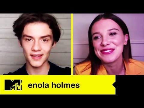 Millie Bobby Brown & Louis Partridge Stars Of Enola Holmes Play MTV Quick Draw | MTV Movies