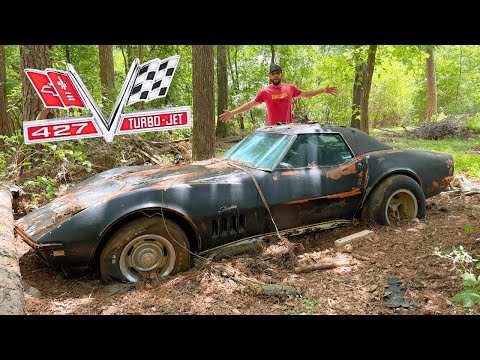 Epic Forest Find: ULTRA‑RARE ’68 427 Corvette—And It’s FOR SALE!