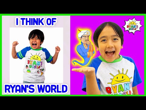 Can Akinator Guess Ryan Correctly Game!