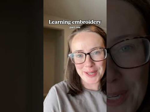 Let’s learn embroidery!!